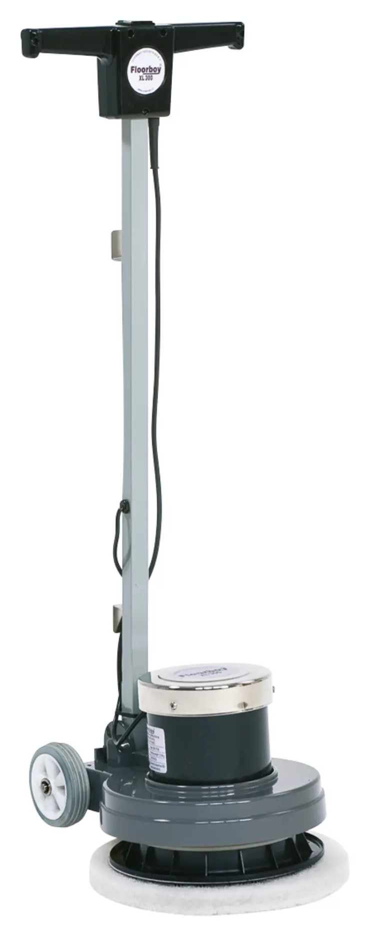 The FloorBoy XL-300 floor buffing machine FirstFloor hires out for cleaning and maintaining wood floors.